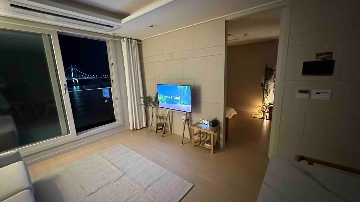 Harmony Gwangan Bridge Front View Apartment Busan