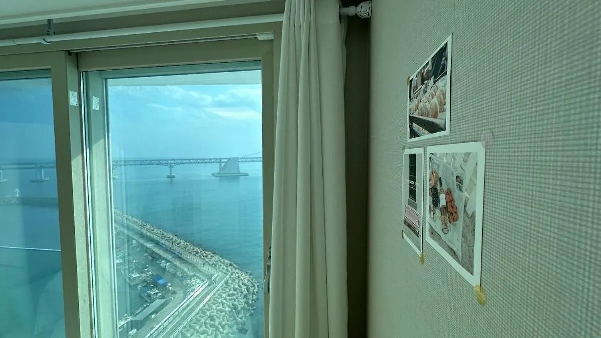 Harmony Gwangan Bridge Front View Apartment Busan
