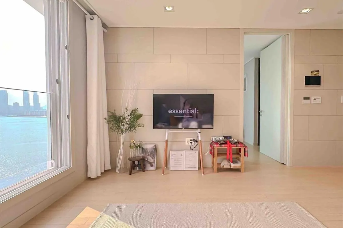 Harmony Gwangan Bridge Front View Apartment Busan South Korea