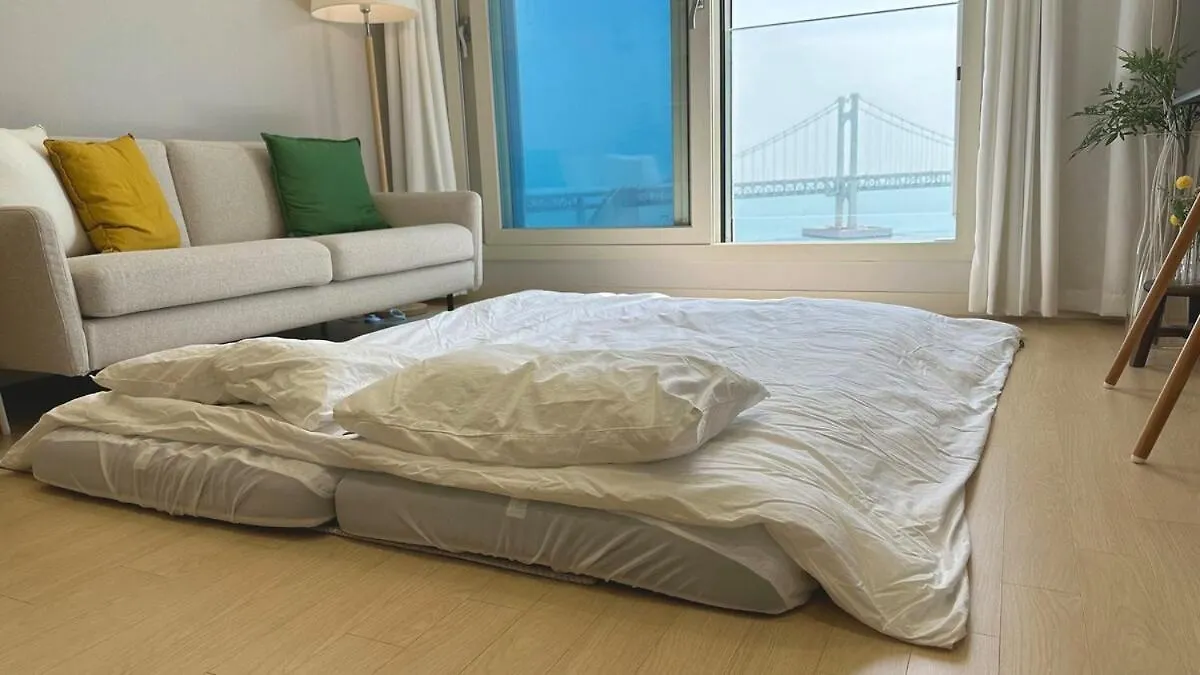 Harmony Gwangan Bridge Front View Apartment Busan