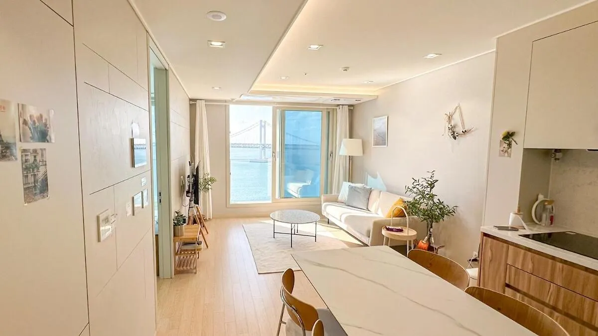 Harmony Gwangan Bridge Front View Apartment Busan